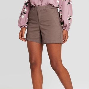 🆕A New Day Women’s 16 Chino Dark Purple Shorts